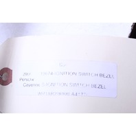 2003 2004 2005 2006 2008 2009 2010 Porsche Cayenne Ignition Switch Trim Bezel OEM