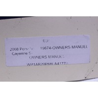2008 Porsche Cayenne S 957 Owners Manual