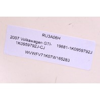 2007 Volkswagen GTI Front Power Window Motor Right - 1K0959792J OEM