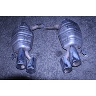 2007 2008 2009 Mercedes E63 AMG W211 Muffler Left Right Pair Exhaust Tips Mufflers OEM