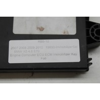 2007-2010BMW X5 4.8 Engine Computer Module ECU ECM DME Immobilizer Key Fob