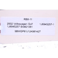 2002 Volkswagen Golf Tail Light Lamp Bulb Socket 1J6945257 OEM