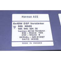 2001 Porsche Boxster 986 Amp Amplifier - 98664532400 OEM