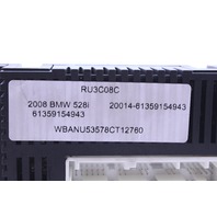 2008 BMW 528i Footwell Light Control Module LCM OEM