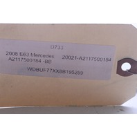 2008 E63 Mercedes W211 Rear Trunk Lid Latch Actuator 2117500184 OEM