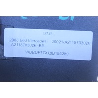 2008 Mercedes Benz E63 211 Trunk Release Control Module 2118703026 OEM