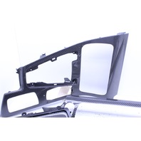 2013 2014 2015 2016 BMW M5 Carbon Fiber Dash Door Console Trim Has Cracks OEM
