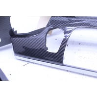 2013 2014 2015 2016 BMW M5 Carbon Fiber Dash Door Console Trim Has Cracks OEM