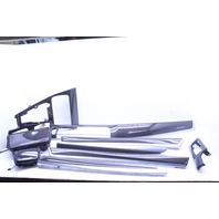 2013 2014 2015 2016 BMW M5 Carbon Fiber Dash Door Console Trim Has Cracks OEM