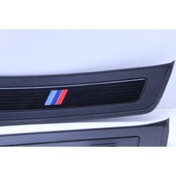 2013 2014 2015 2016 BMW M5 Front Rear Door Sill Plate Set Gloss Black