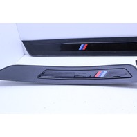 2013 2014 2015 2016 BMW M5 Front Rear Door Sill Plate Set Gloss Black