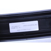 2013 2014 2015 2016 BMW M5 Front Rear Door Sill Plate Set Gloss Black