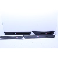 2013 2014 2015 2016 BMW M5 Front Rear Door Sill Plate Set Gloss Black