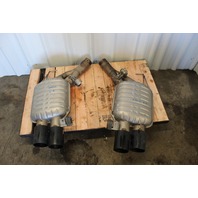 2013 2014 2015 2016 BMW M5 Eisenmann Muffler Exhaust System Sport Black Tips OEM