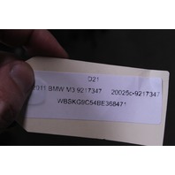 2009 2010 2011 2012 2013 BMW 328i 335i M3 Coupe Power Window Switch Left Master 9217347 OEM