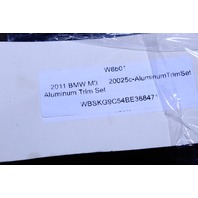 2008-2013 BMW 328i 335i M3 Coupe Convertible Interior Aluminum Trim Kit Dash OEM