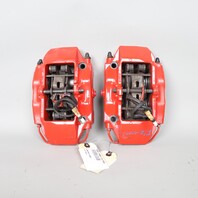 2002-2012 Porsche 911 996 997 Front Brake Calipers Brembo Set Pair Red OEM