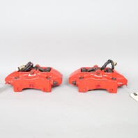 2002-2012 Porsche 911 996 997 Front Brake Calipers Brembo Set Pair Red OEM