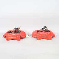 2002-2012 Porsche 911 996 997 Front Brake Calipers Brembo Set Pair Red OEM