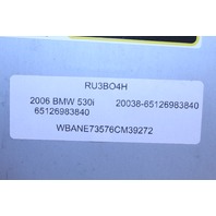 2006 BMW 530i Harman Becker CD Disc Player 65126983840 OEM