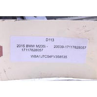 2015 BMW M235i F22 Aux Auxiliary Radiator 7628057 OEM