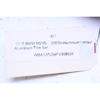 2014 2015 2016 BMW M235i Aluminum Door Dash Board Dashboard Trim Set