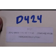 2012-2015 BMW 335i Key Fob