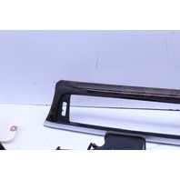 2012-2015 BMW 335i Center Console Dash Vent Grille Wood Trim Set