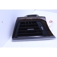 2012-2015 BMW 335i Center Console Dash Vent Grille Wood Trim Set