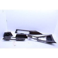2012-2015 BMW 335i Center Console Dash Vent Grille Wood Trim Set