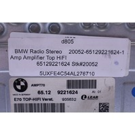 2010-2014 BMW X5 X6 Z4 Top HiFi Audio Amp Amplifier 65129221624 OEM