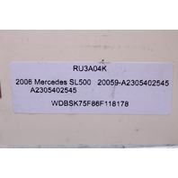 2006 Mercedes SL500 R230 ABS ESP Control Module A2305402545 OEM