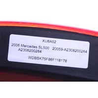 2006 Mercedes Benz SL500 R230 Right Tail Light Lamp A2308200264 OEM