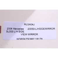 2003 2004 2005 2006 2007 2008 Mercedes SL500 Door Mirror Left Side View