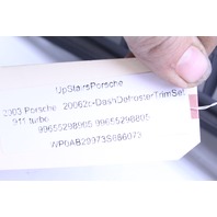 Porsche 911 Boxster Windshield Defroster Trim Leather Rare Moulding pair OEM