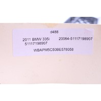 2009 2010 2011 BMW 328i 335i Lower Front Bumper Grille Left 7198907 OEM