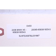 2008 BMW X5 AM FM CD DVD Audio Player 9185543 OEM
