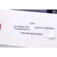 2011-2013 BMW 535i 550i Center Console Shifter Trim Bezel - 51169206389 OEM