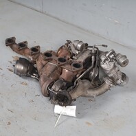 2009-2011 BMW 335i Diesel Twin Turbo Turbo Turbocharger Set Pair OEM 11657802587