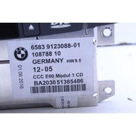 2006 BMW 530i CCC CD Stereo DVD Player Navigation Player - 65839123088 OEM