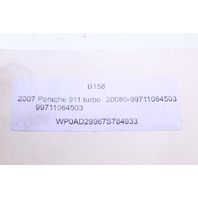 2007-2009 Porsche 911 997 Turbocharger Intercooler Pressure Hose Tube Pipe 99711064503 OEM