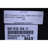 2007 2008 Porsche 911 997 Turbo Front Control Body Control Module BCM 99761010411 OEM