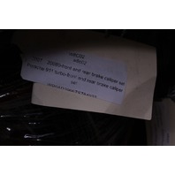 2007-2009 Porsche 911 997 Turbo Front Rear Brake Caliper Set Brembo Red OEM