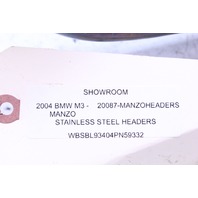 2001-2006 BMW M3 MANZO Headers Exhaust Head Pipe Manifolds