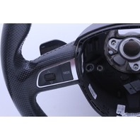 2009 2010 2011 2012 Audi A3 Steering Wheel Paddle Shift 3 Spoke Leather 8R0419091GT OEM