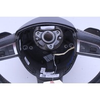 2009 2010 2011 2012 Audi A3 Steering Wheel Paddle Shift 3 Spoke Leather 8R0419091GT OEM