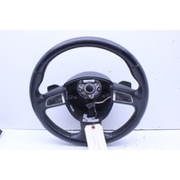 2009 2010 2011 2012 Audi A3 Steering Wheel Paddle Shift 3 Spoke Leather 8R0419091GT OEM