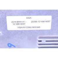 2014 BMW X1 N20 Engine Computer Module ECU ECM DME MEVD1729 OEM