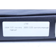 2009 BMW 335i Owners Manual