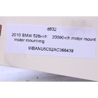 2010 BMW 528i Right Engine Motor Mount